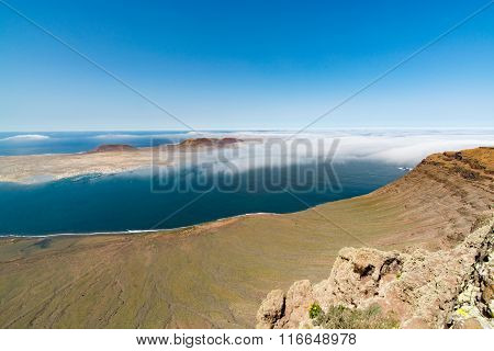 View From Mirador Del Rio, Lanzarote, Spain