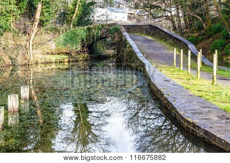 Neath Canal With Skew Bridge, Neath Canal, Aberdulais