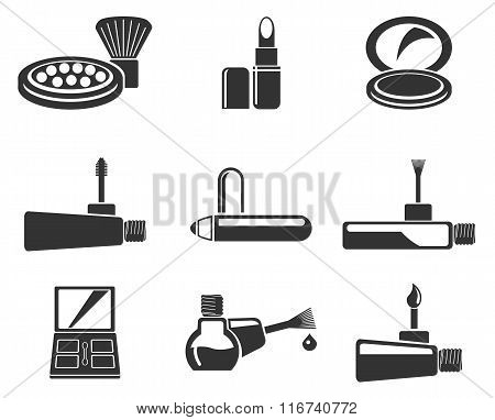make-up products icons