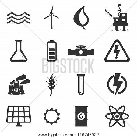 Power generation simply icons