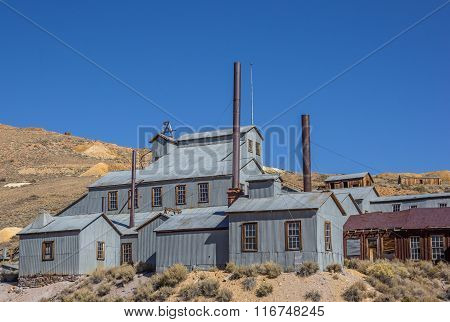 Abandoned Factory In Bodie State Park