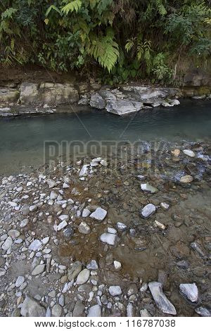 Mountain River Landscape, Pokhara, Nepal