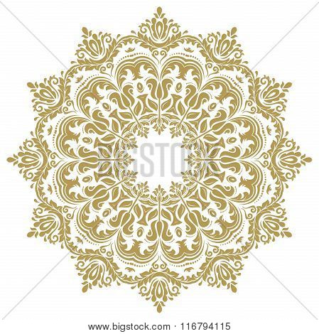 Elegant Vector Ornament in the Style of Barogue