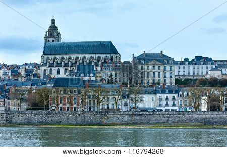 Blois On The Loire River (france).