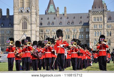 Changing Guard Ceremony at Parliament Hill, Ottawa