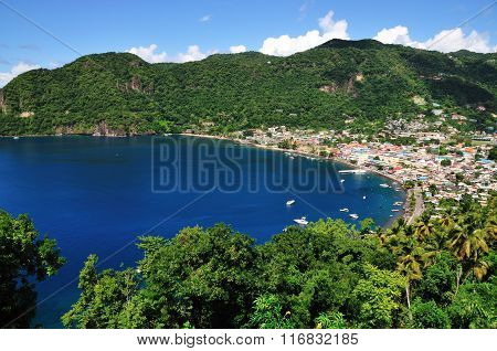 Soufriere From Above