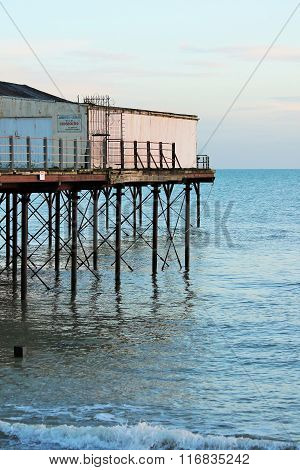 Bognor Regis Seaside Pier Strut Legs Pilings