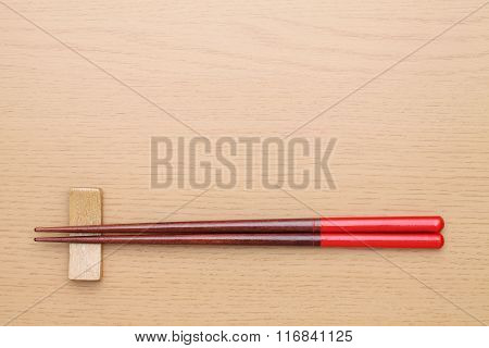 Chopsticks and chopsticks rest