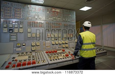 Work Place In The System Control Room.