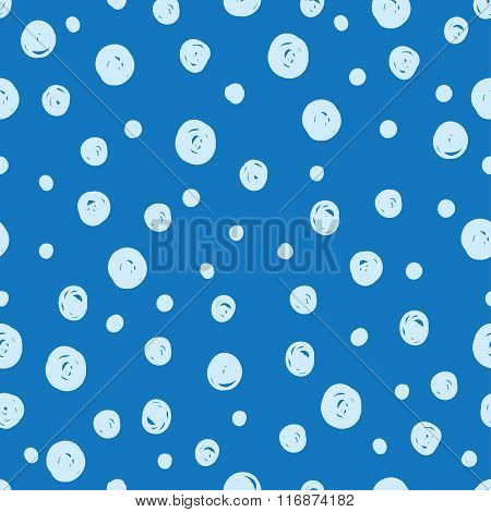 Hand Drawn Doodle Seamless Pattern Background. Abstract Geometric Handmade Shapes