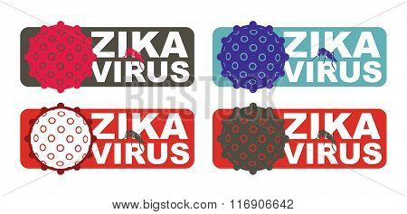 Zika Virus With Alert Label