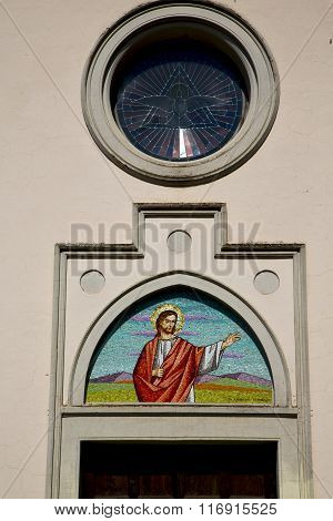 Rose Window  Italy  Lombardy     In  The Abbiate    Old  Jesus