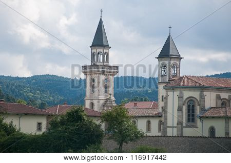 Outer Walls Of The Monastery Of Serra San Bruno, Calabria, Italy