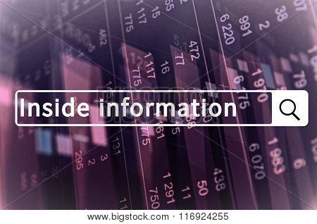 Inside information