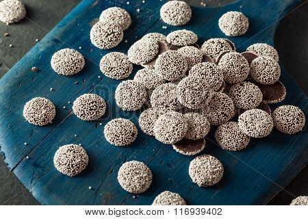 Sweet Homemade Dark Chocolate Nonpareils