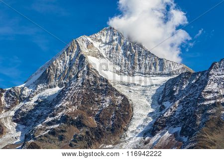 Close View Of Bietschhorn