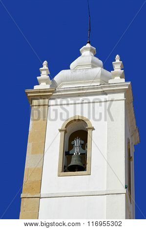 Albufeira old town church bell tower Igreja Matriz