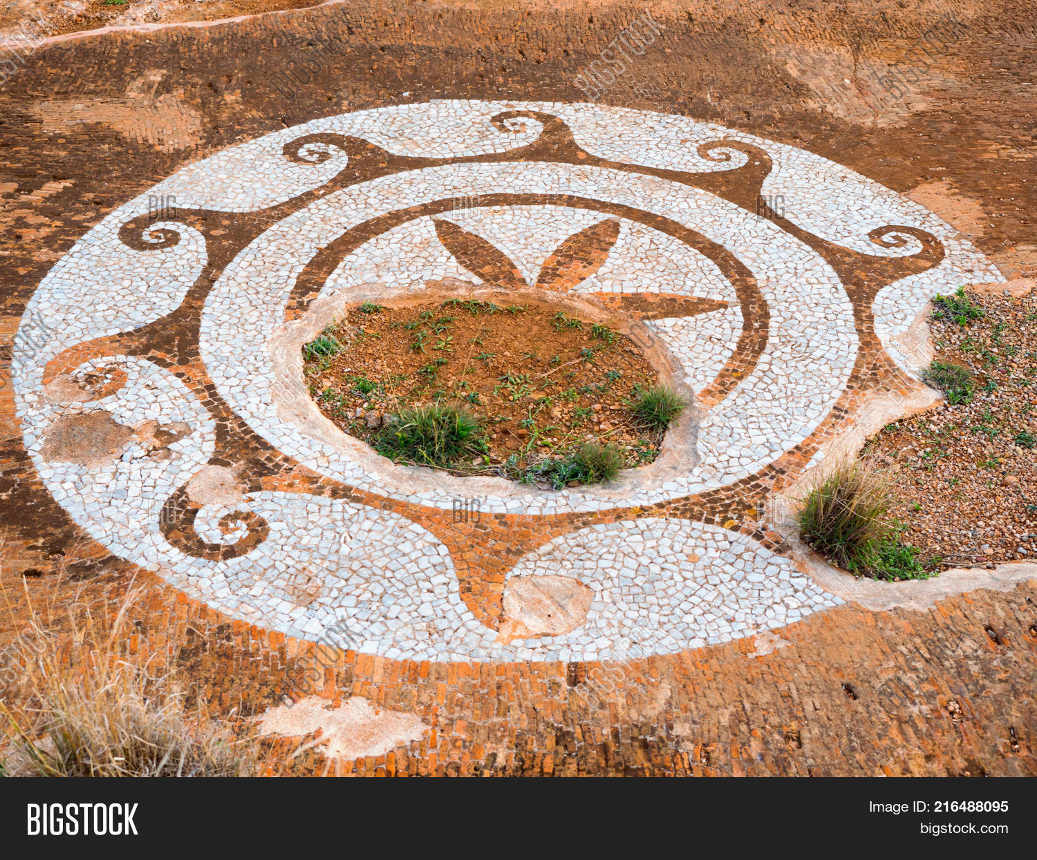 Ruins Mosaic Cavo Image Photo Free Trial Bigstock bigstock
