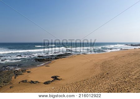 Coastal Landscape In Umdloti Beach In Durban South Africa