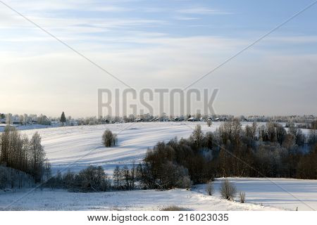 Northern village. Village Boyar, Verhovazhskogo District, Vologda Region, Russia