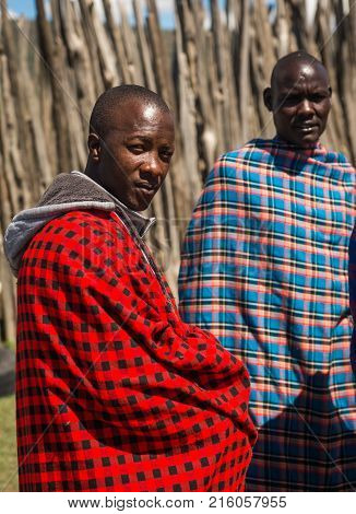 Young Man Of Masai Village, Kenia