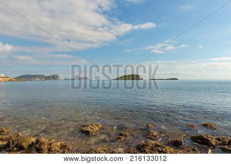 The Coast Of Des Canar In Ibiza, Balearic Islands