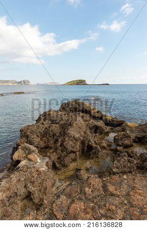 The Coast Of Des Canar In Ibiza, Balearic Islands