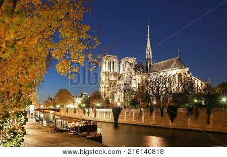 The Notre Dame is historic Catholic cathedral