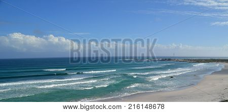 Shore of a beautiful beach in South África