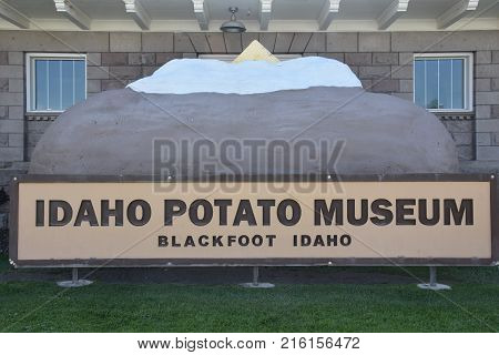 Blackfoot, Id - Aug 26: Idaho Potato Museum In Blackfoot, Idaho, As Seen On Aug 26, 2017.  The Museu