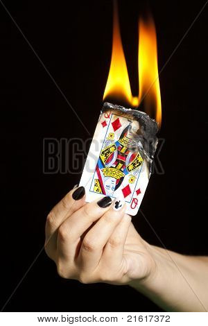 Burning The Queen Of Diamonds