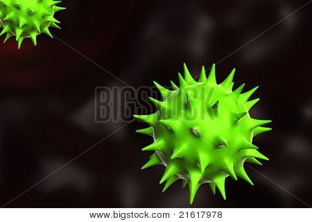 Virus kuvitus