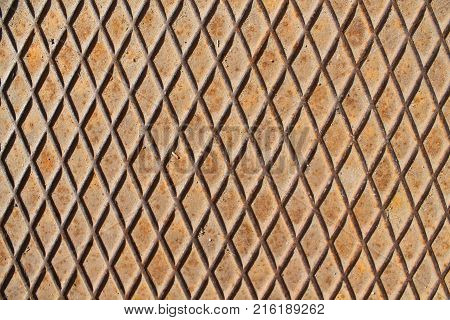 Iron Background rusty texture cracked surface for web site or mobile devices