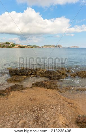 The Coast Of Des Canar In Ibiza, Balearic Islands