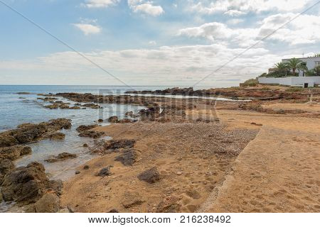 The Coast Of Des Canar In Ibiza, Balearic Islands