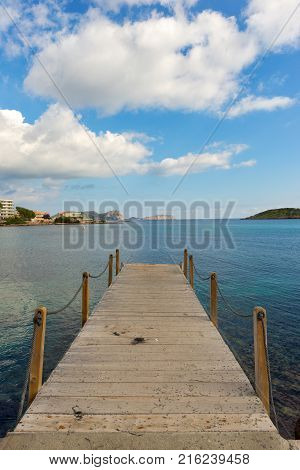 The Coast Of Des Canar In Ibiza, Balearic Islands