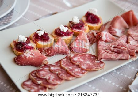 typical appetizer of the Piedmont piedmont region with cured meats-2