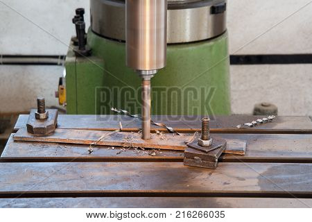 Cleaning Of The Metal By Sandblasting