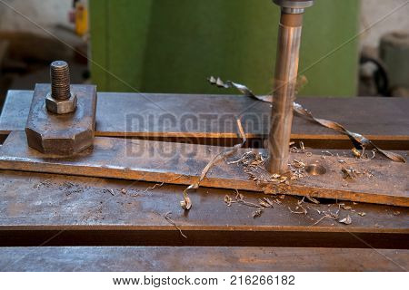 Cleaning Of The Metal By Sandblasting