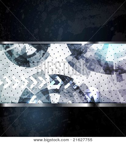 Abstraktní technické zázemí - vektorové ilustrace. Pro Design.