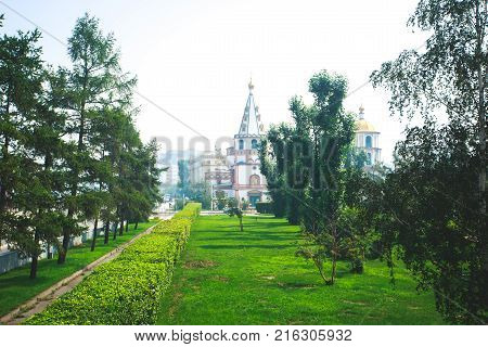 Beautiful Summer View Of Irkutsk, Russia, Siberia