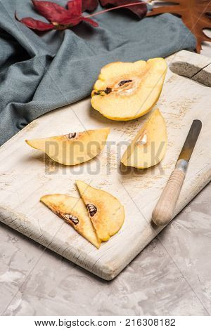 Quince Fruit Parts