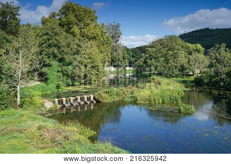 Landscape close to Caldas de Reis, Galicia, Spain