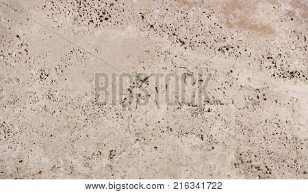 perla classic travertine texture background close up