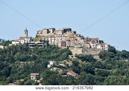 Mountain Landscape In Abruzzi At Summer