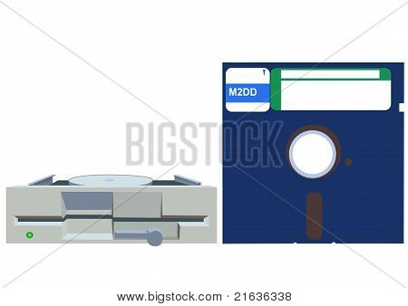 Vecchio Floppy Drive e Floppy Disc