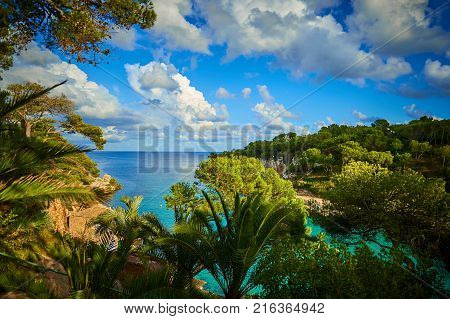 One of the magic turquoise bays of Mallorca
