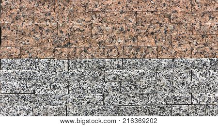Colorful granite tiles texture. Abstract Granite tiles background. Granite mosaic.