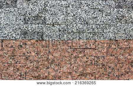 Colorful granite tiles texture. Abstract Granite tiles background. Granite mosaic.