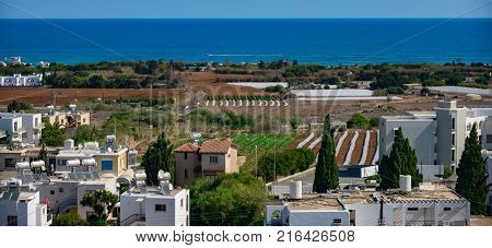 Cyprus City From Height